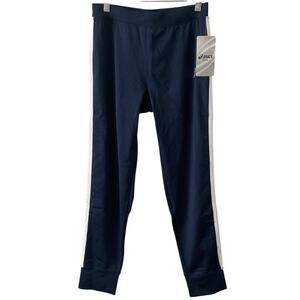 NEW ASICS Junior's Lani Track Pants Size Large Navy Blue Warm Up Pants Sports